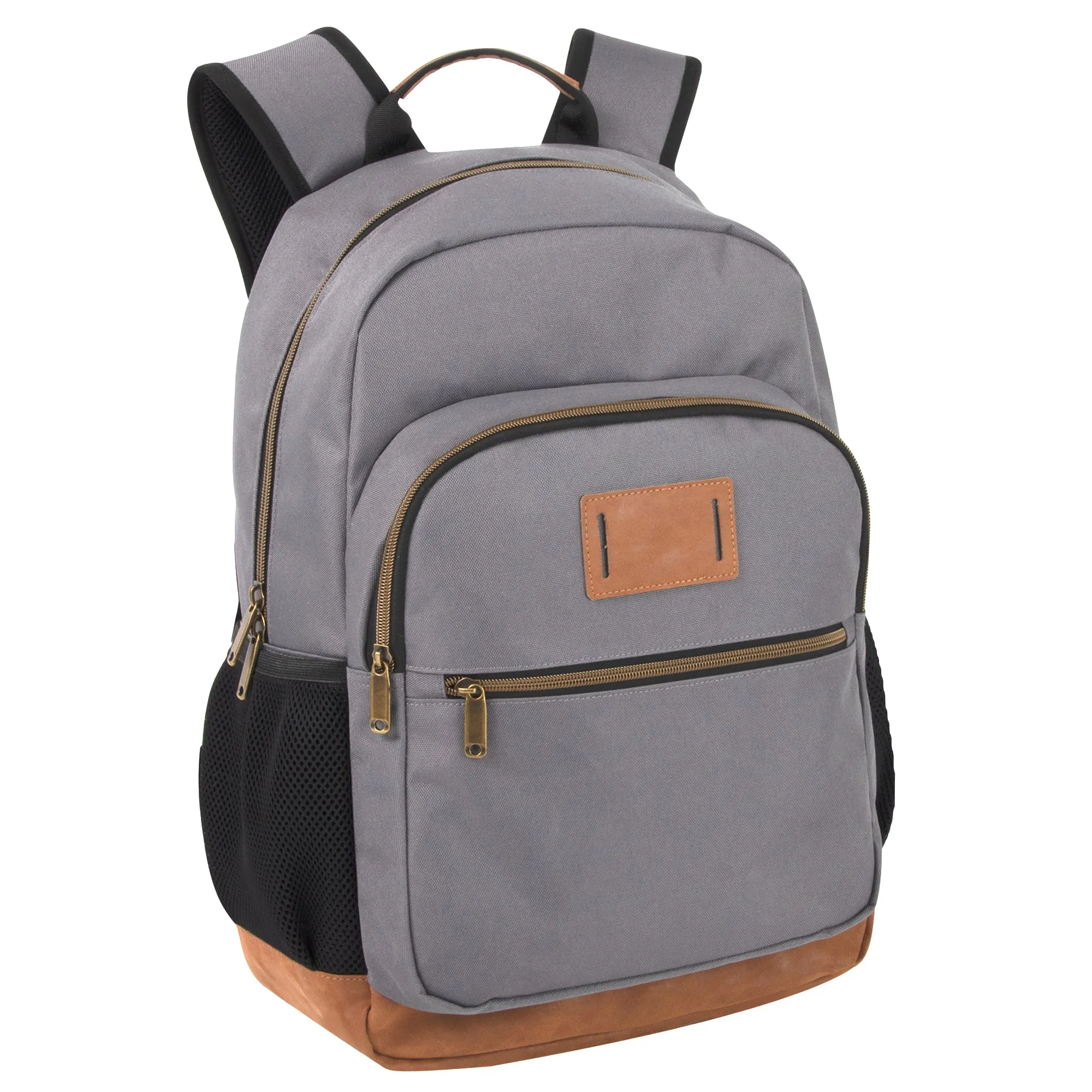 18.5-inch Multi Pocket Backpack w Vynl Bottom  - 3 Colors