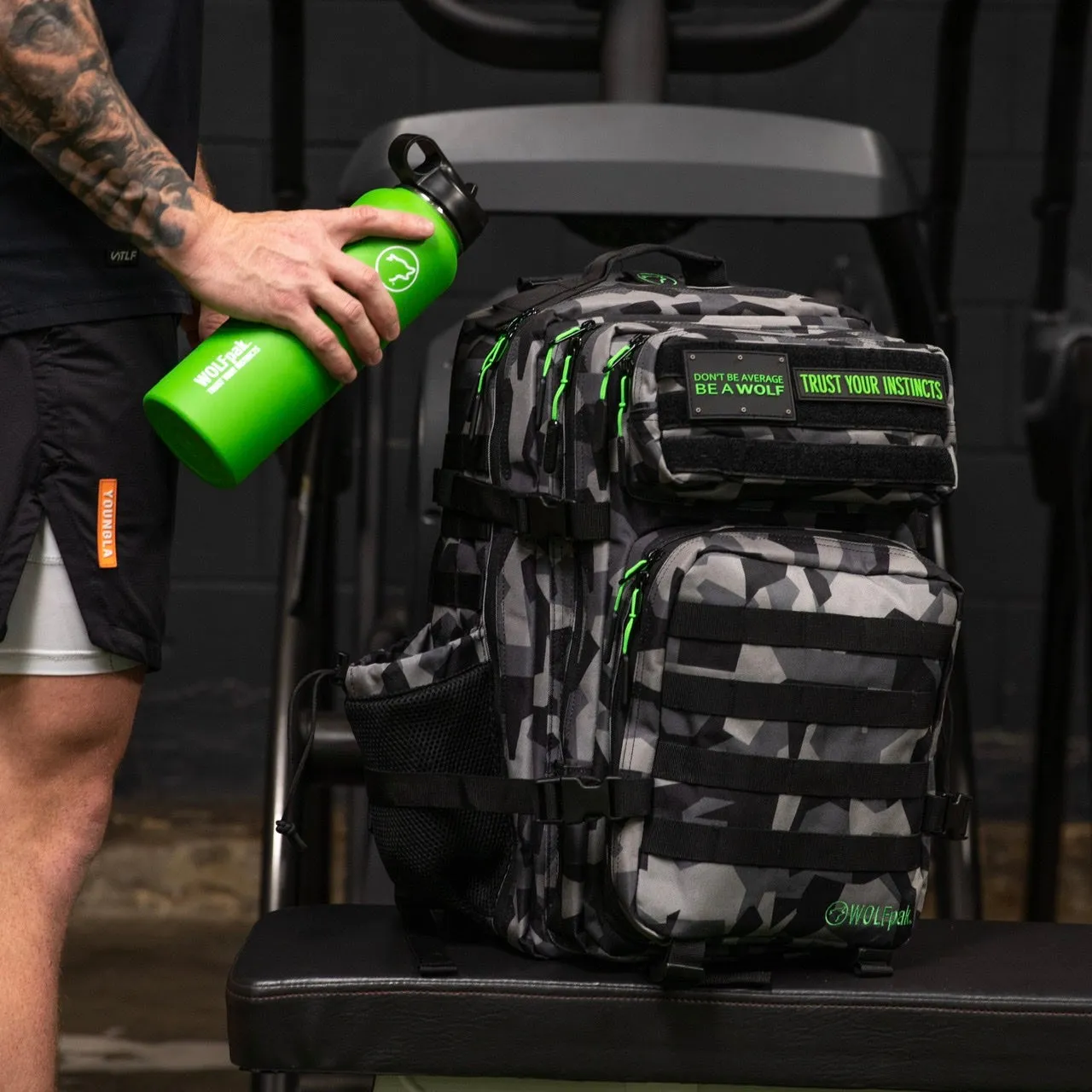45L Splinter Camo Green Meal Prep Management