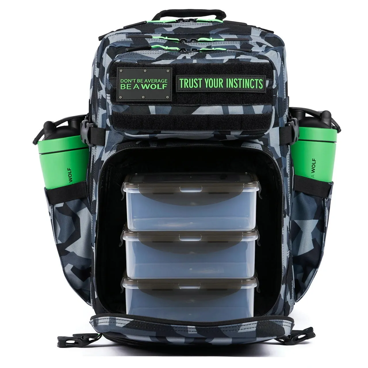 45L Splinter Camo Green Meal Prep Management