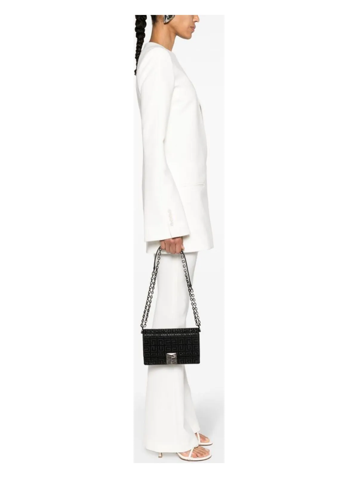 4G STRASS EMBELLISHED SMALL CROSSBODY BAG