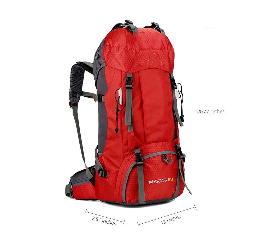 60L /50L Waterproof Hiking Backpack Ergonomically Designed for Comfort