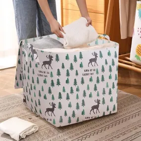 66L Collapsible Laundry Bag (Random Print) - H03082