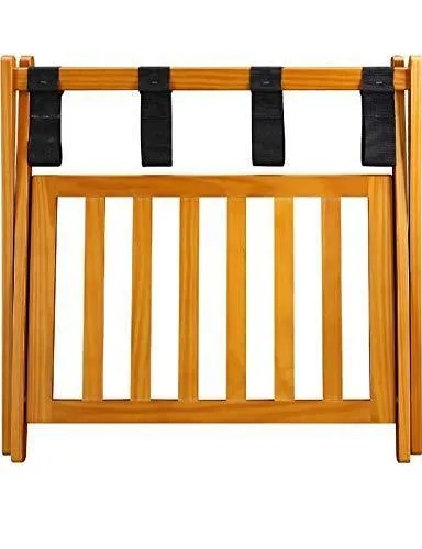 Aadvik Crafts Deluxe Straight Leg Luggage Multipurpose Wooden Stand Rack