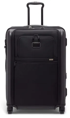 ALPHA HYBRID 4 Wheeled Short Trip Expandable Checked Luggage 66 cm - Black