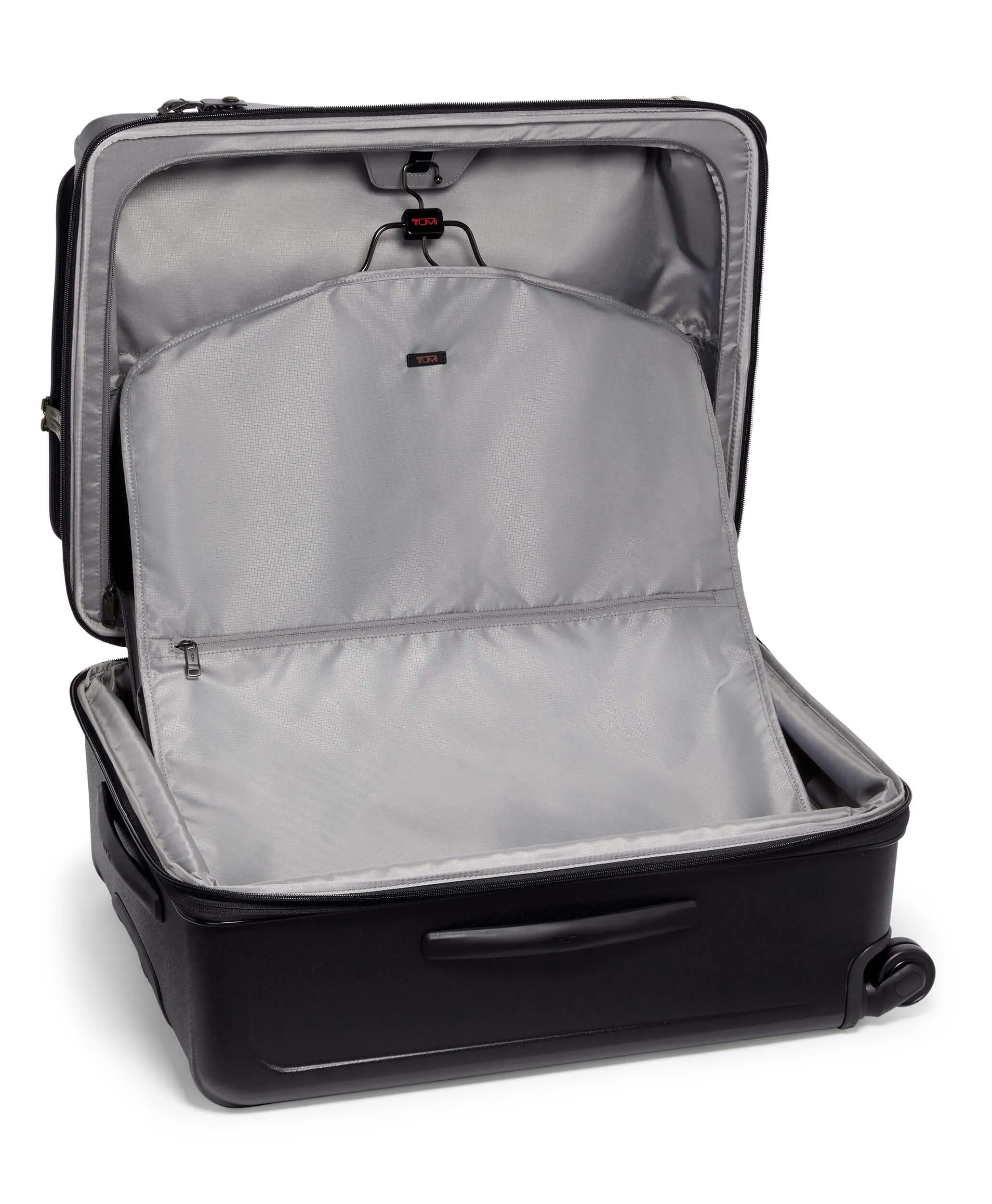 ALPHA HYBRID 4 Wheeled Short Trip Expandable Checked Luggage 66 cm - Black