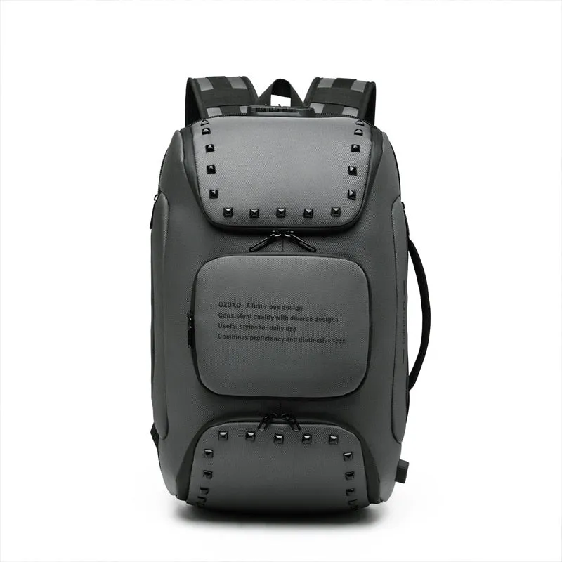 Backpack with Shoe Compartmentg Stylish Anti-theft USB Charging 15.6 Inch Laptop Backpacks Waterproof