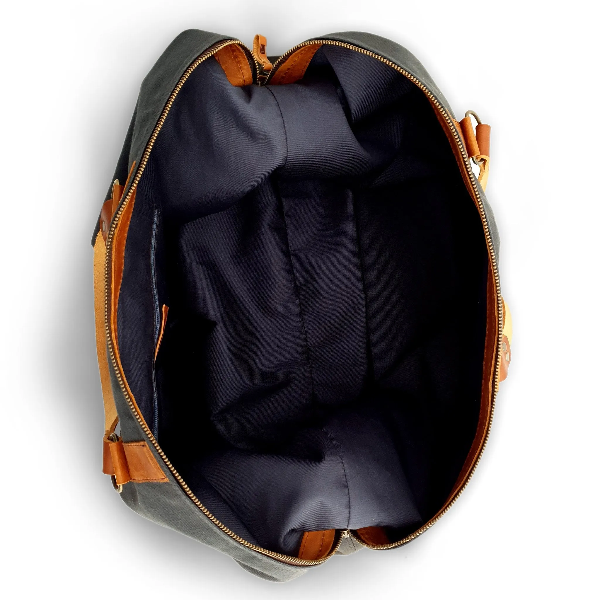 Bark And Mill Canvas Travel Bag | Storm