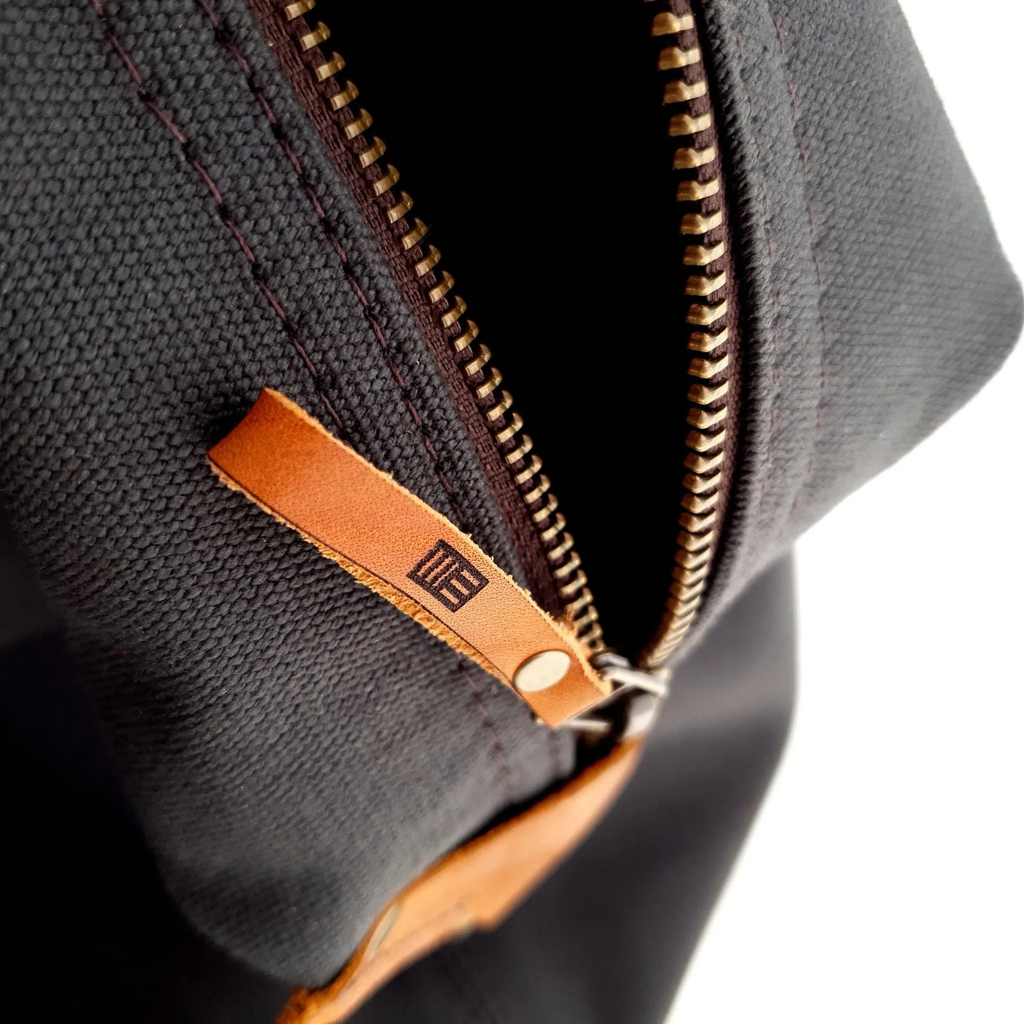Bark And Mill Canvas Travel Bag | Storm