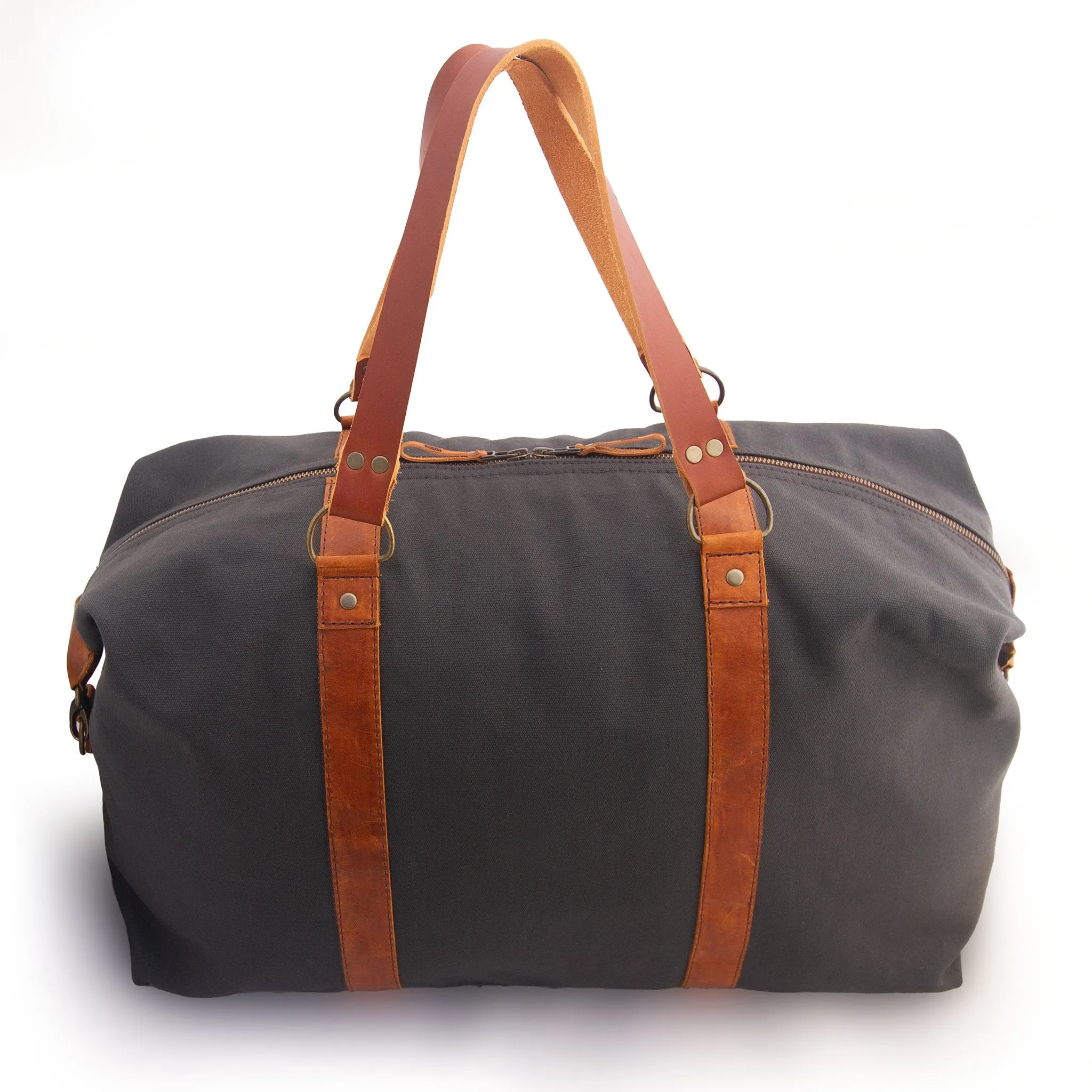 Bark And Mill Canvas Travel Bag | Storm