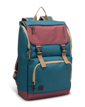 Charter Fold Over Backpack in Merlot