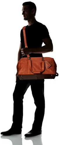 Claire Chase Vintage Duffel, Saddle, One Size