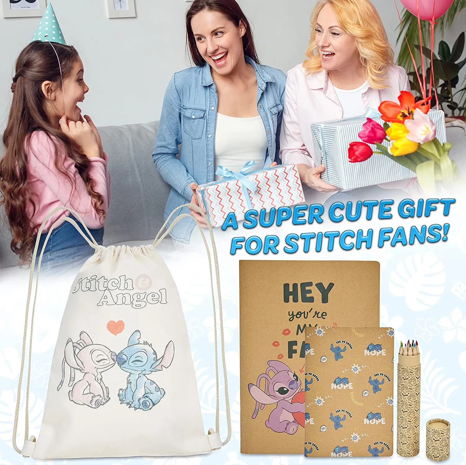 Disney Stitch Stationery - Environmentally Friendly Stationery Set