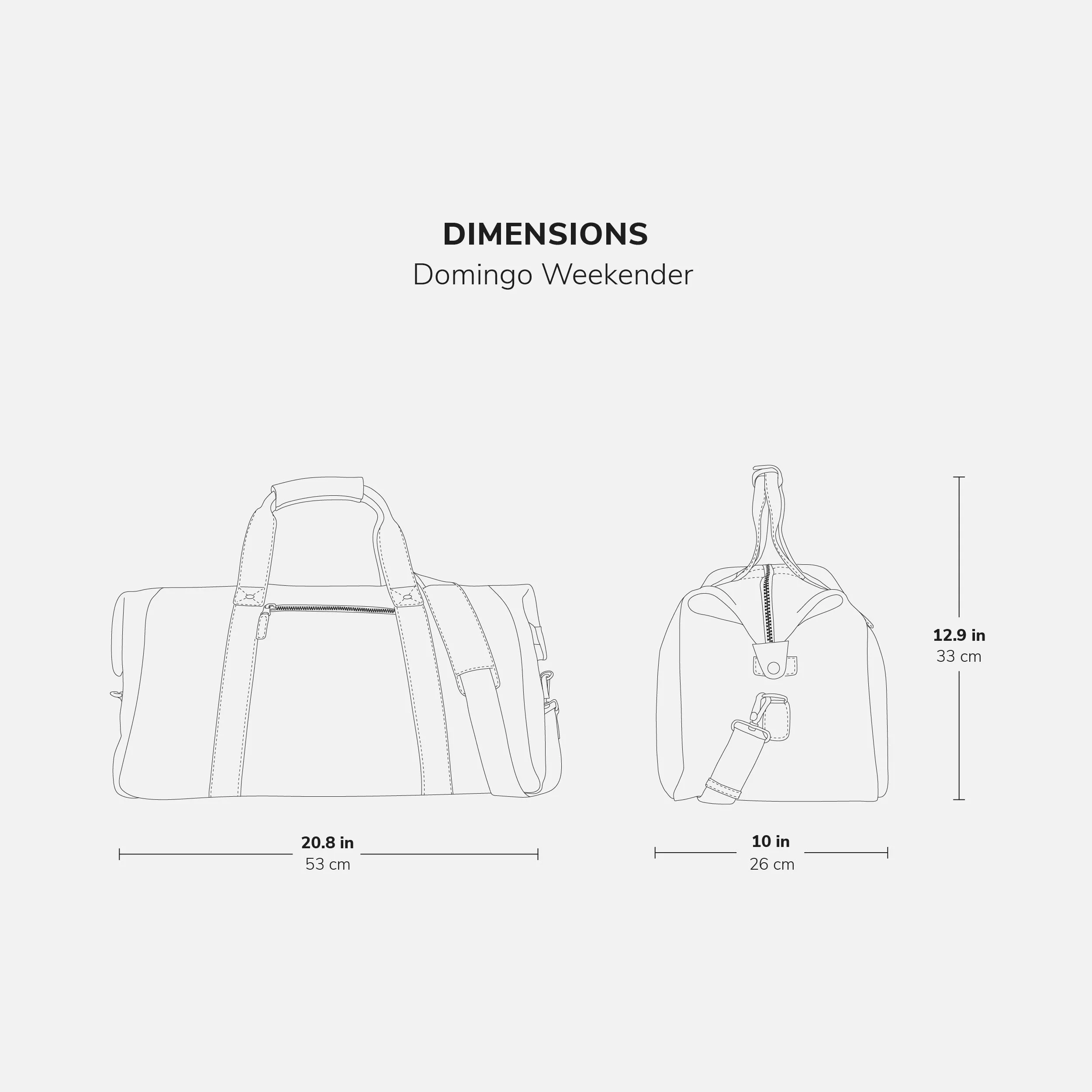Domingo Duffel Bag - Waxed Canvas and Pull-Up Leather - Men's