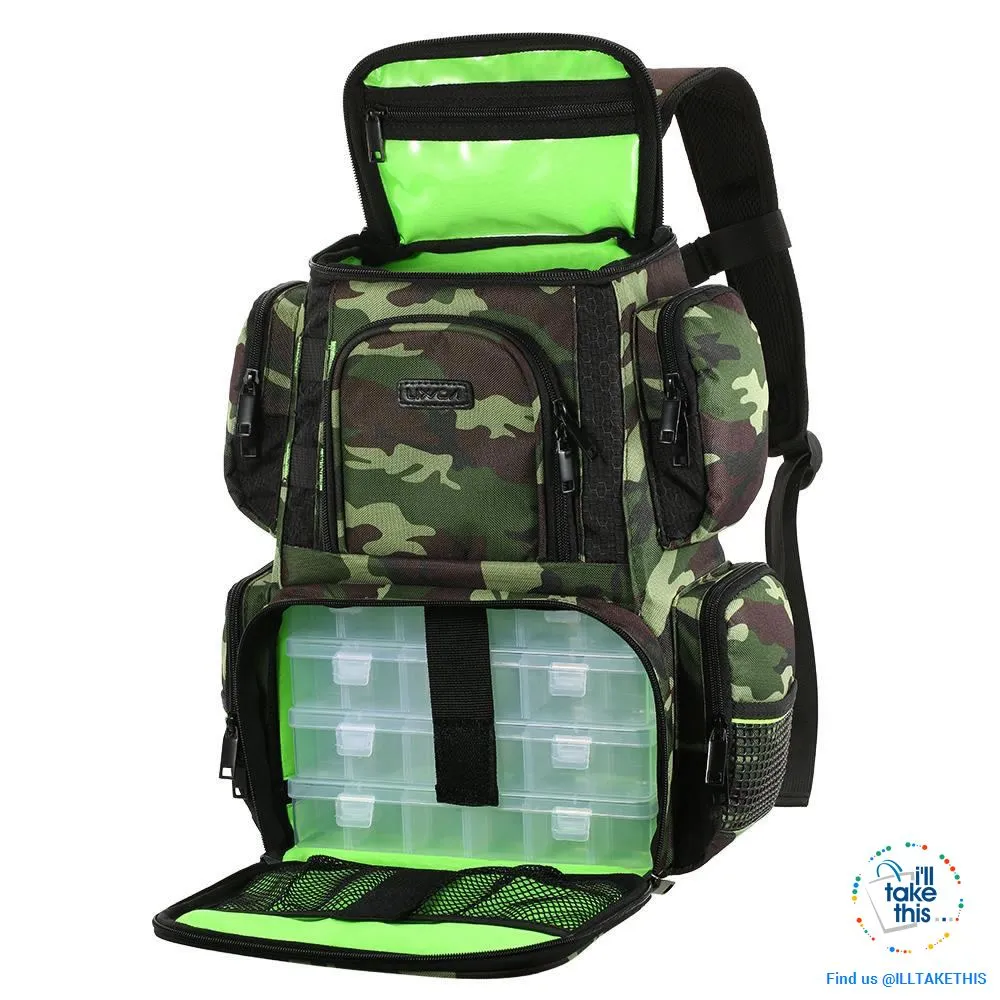 Fishermans backpack, get serious with your Fishing Tackle Organization 🐟