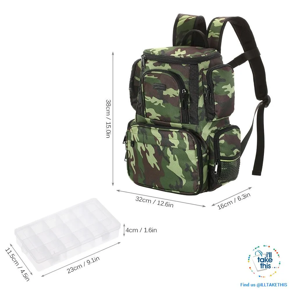 Fishermans backpack, get serious with your Fishing Tackle Organization 🐟