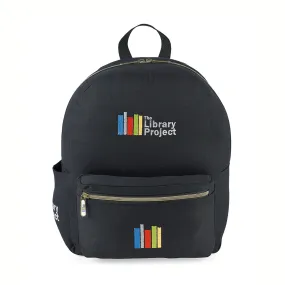Gemline Black Russel Cotton Backpack
