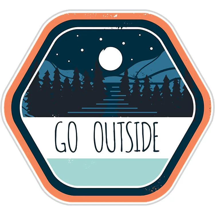 Go Outside Night Adventure Sticker
