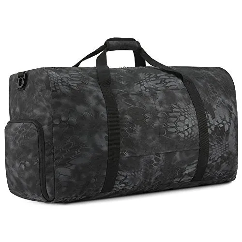 Gonex Cordura Duffle Bag, Packable Travel Duffel Water Resistant, 60L(Typhon)