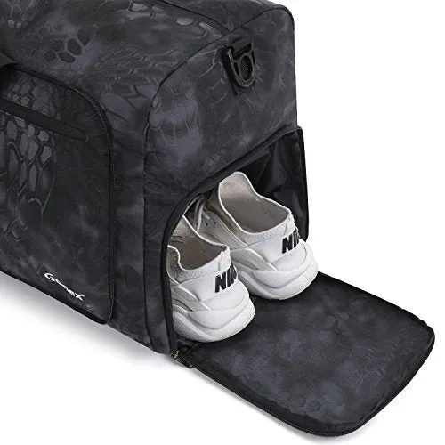 Gonex Cordura Duffle Bag, Packable Travel Duffel Water Resistant, 60L(Typhon)