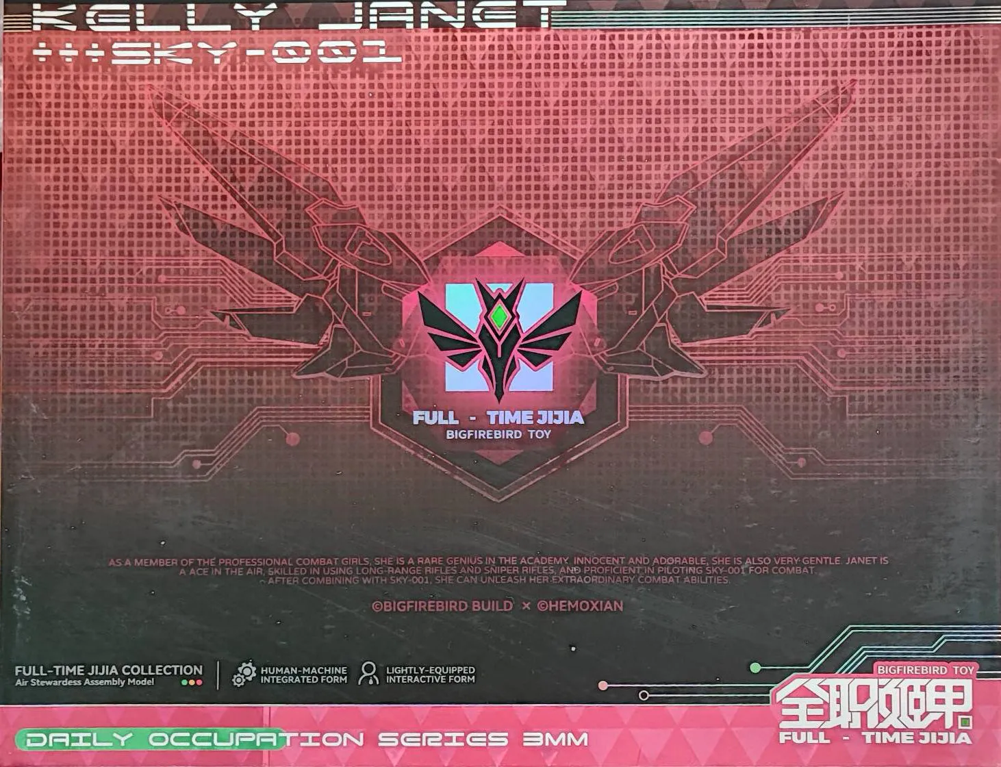 Hemoxian x Bigfirebird Build 1/12 SKY-001 Kelly Janet