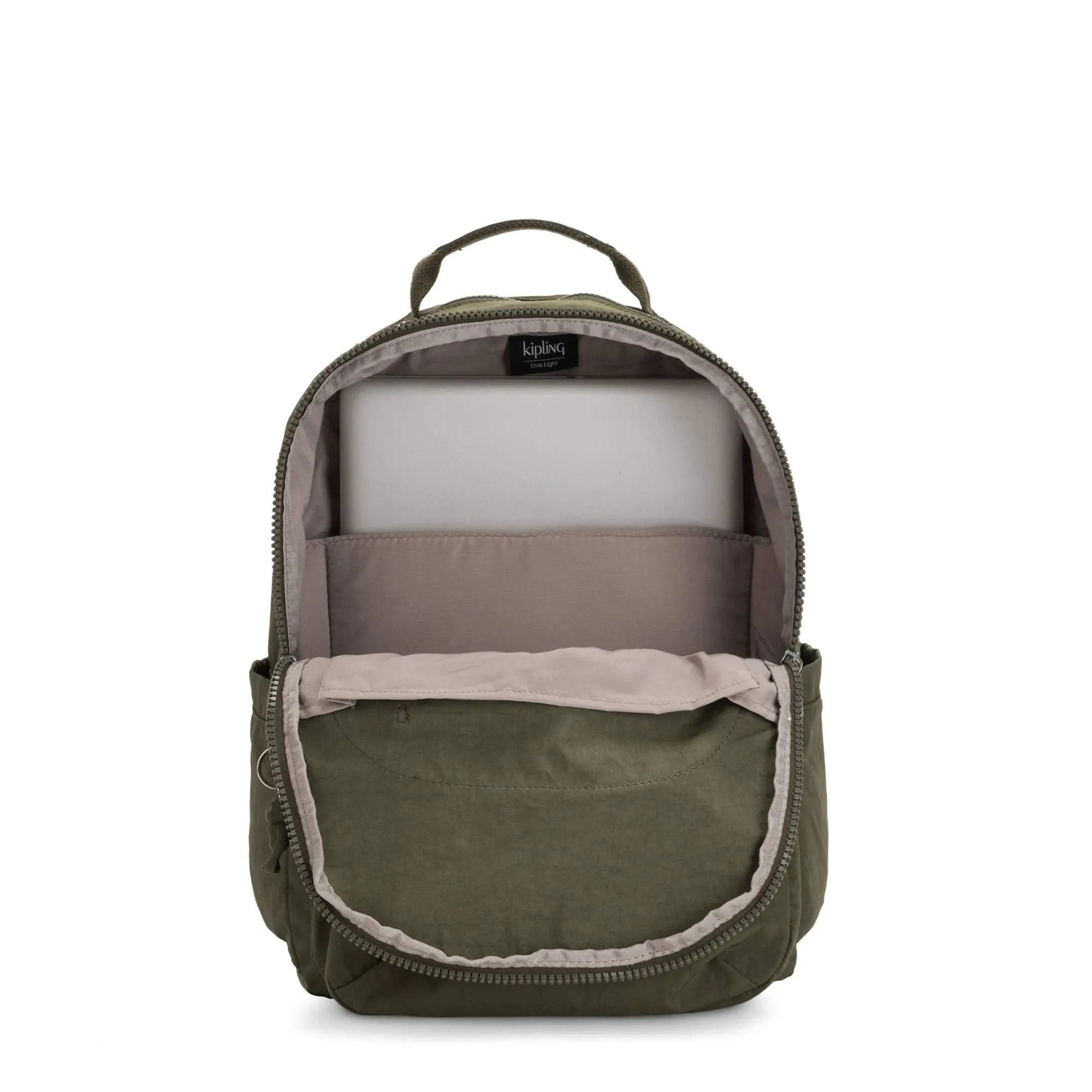 Kipling Seoul Large 15" Laptop Backpack Jaded Green Rm