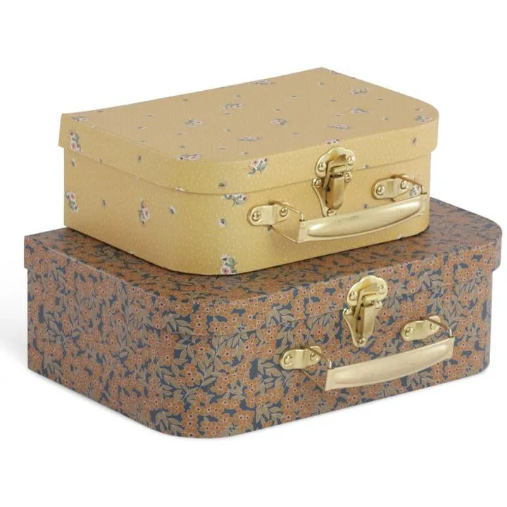 Konges Sløjd 2 Pack Luggage Winter Leaves Flower Bouquet Mustard