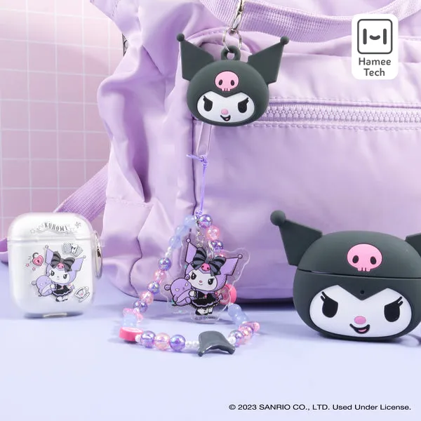 Kuromi - Lolita Version Beaded Charm Mobile Phone Wrist Strap