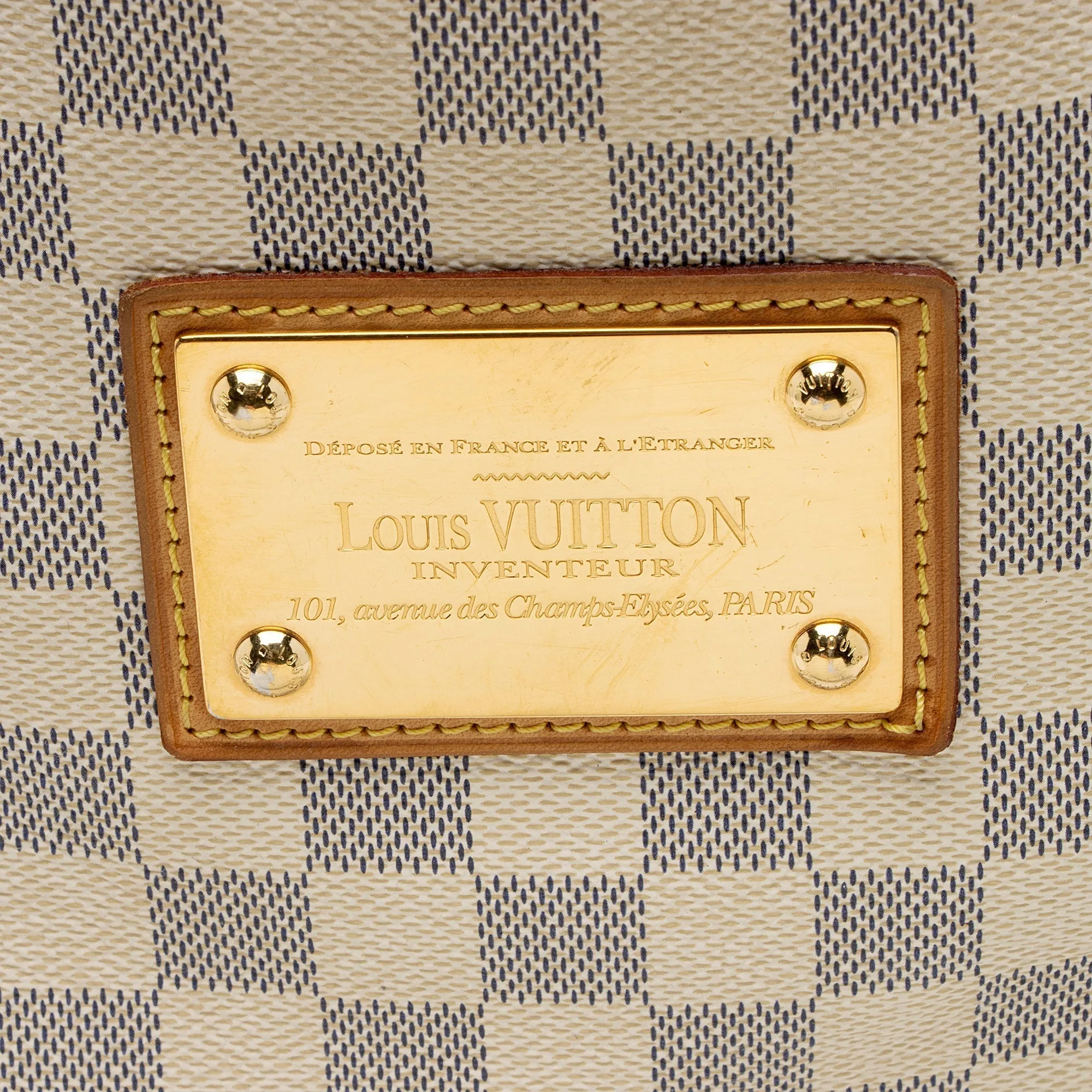 Louis Vuitton Damier Azur Galliera PM Shoulder Bag (SHF-U1PkFO)