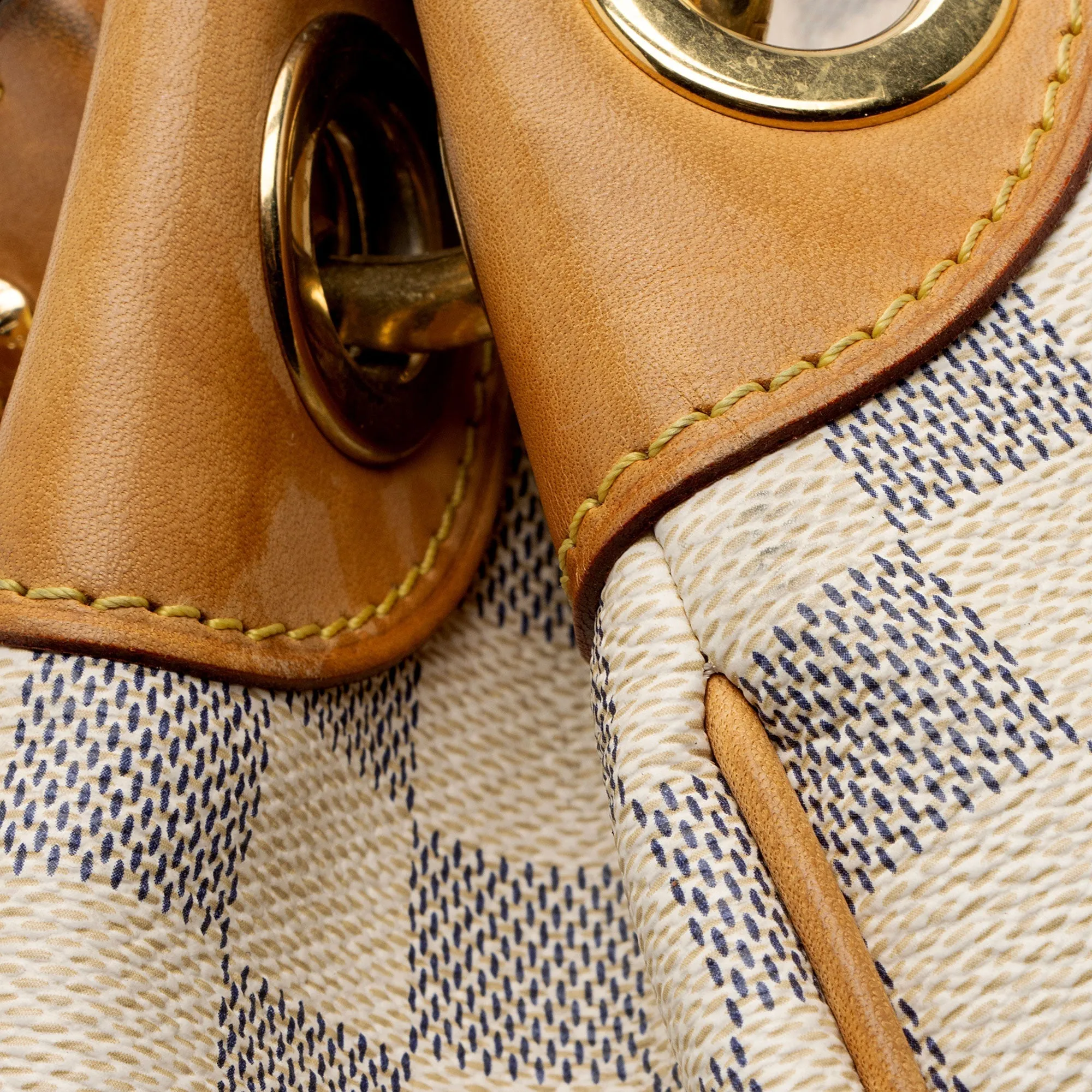 Louis Vuitton Damier Azur Galliera PM Shoulder Bag (SHF-U1PkFO)
