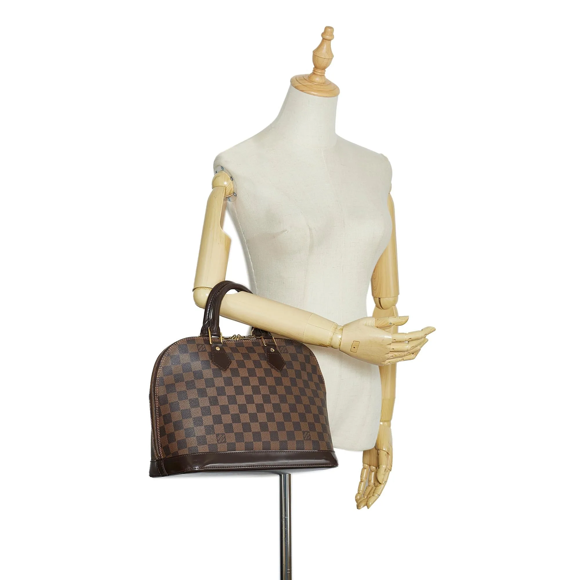 Louis Vuitton Damier Ebene Alma PM (SHG-Wa7pcG)