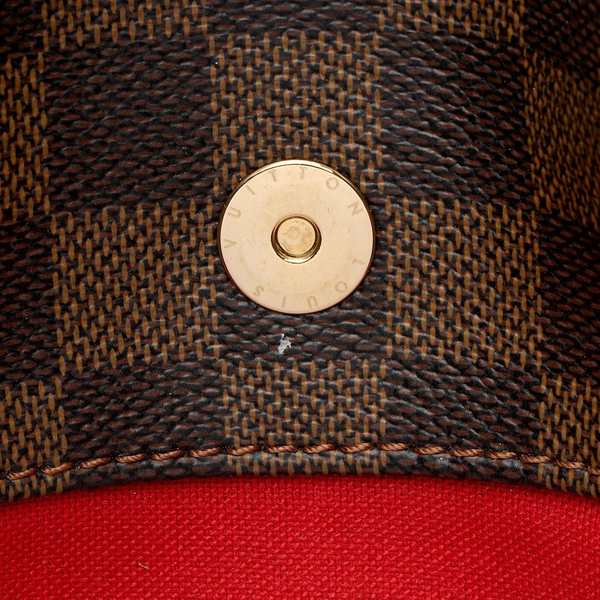 Louis Vuitton Damier Ebene Bloomsbury PM Shoulder Bag (SHF-v112aK)