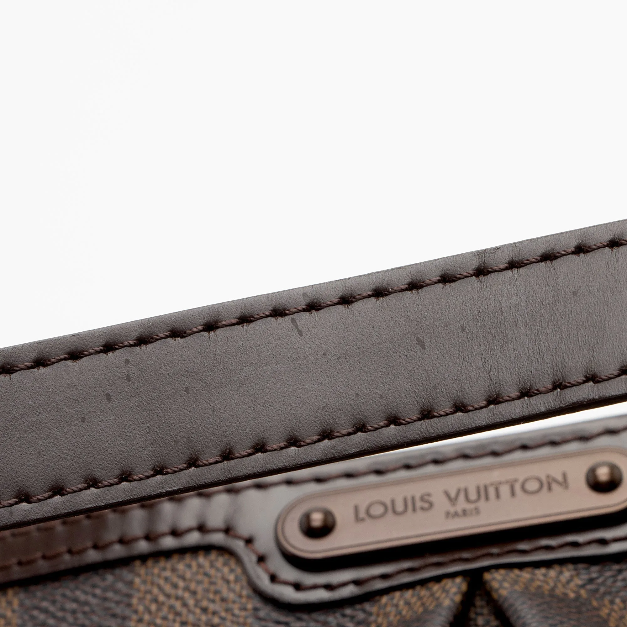 Louis Vuitton Damier Ebene Bloomsbury PM Shoulder Bag (SHF-v112aK)
