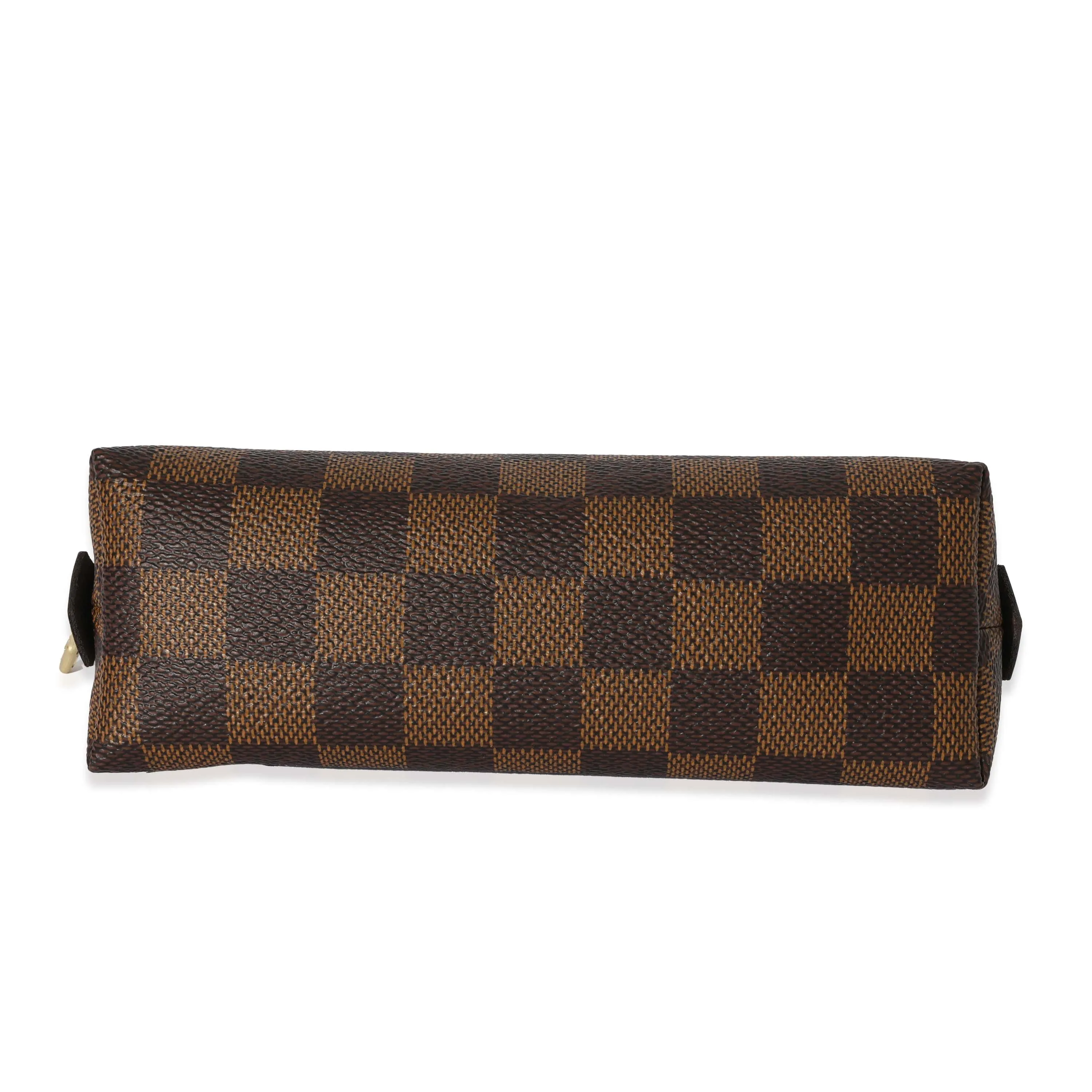 Louis Vuitton Damier Ebene Canvas Cosmetic Pouch