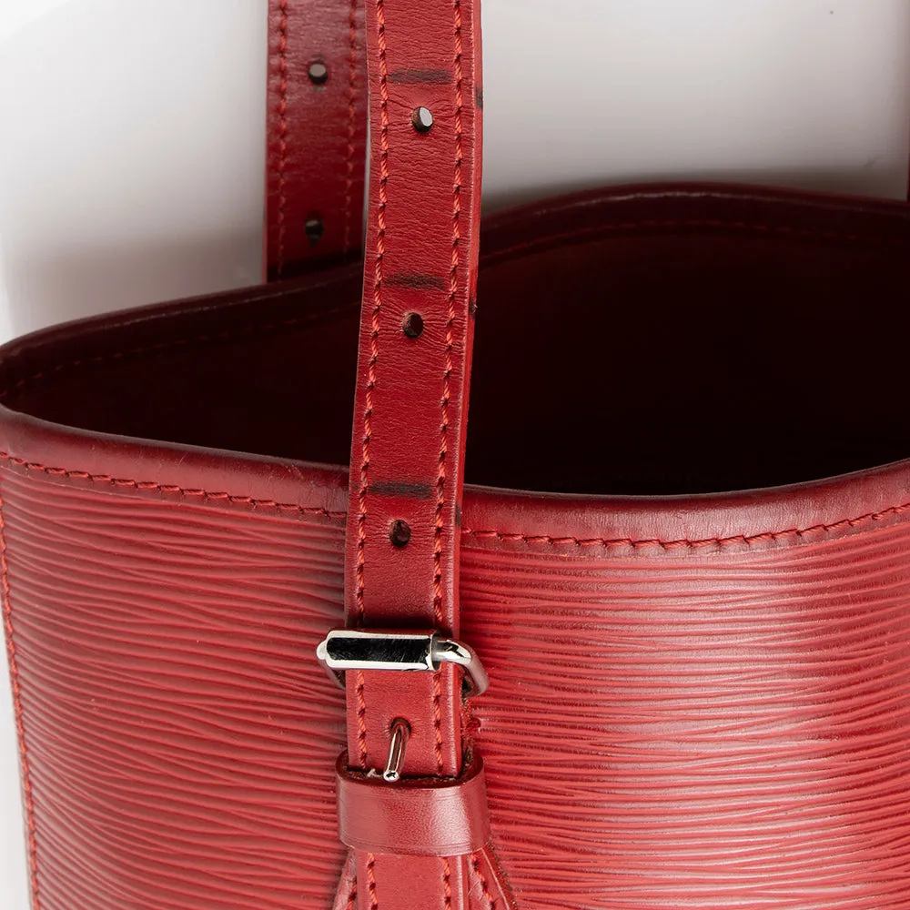 Louis Vuitton Epi Leather Petite Bucket Bag (SHF-18107)