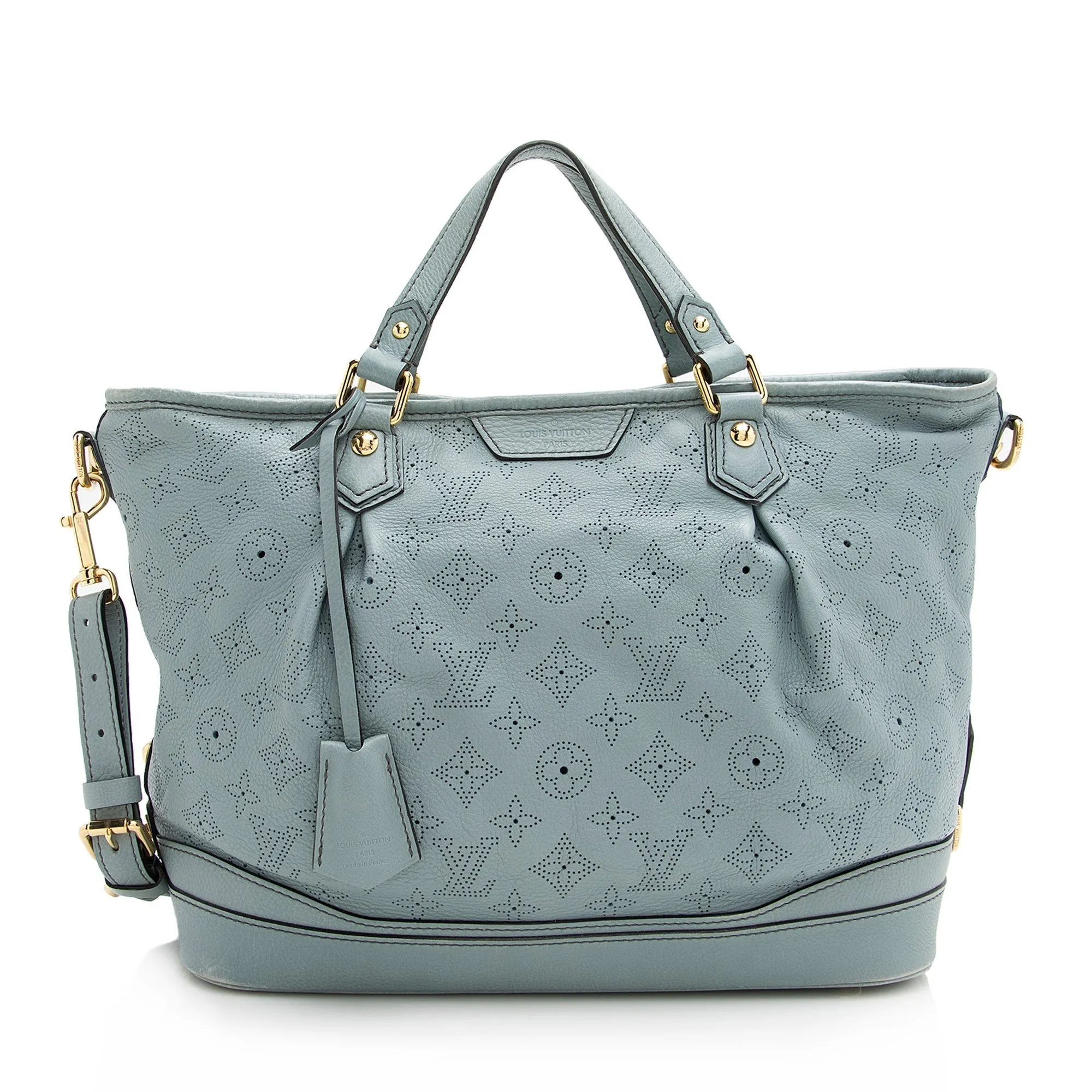 Louis Vuitton Mahina Leather Stellar PM Tote (SHF-22380)