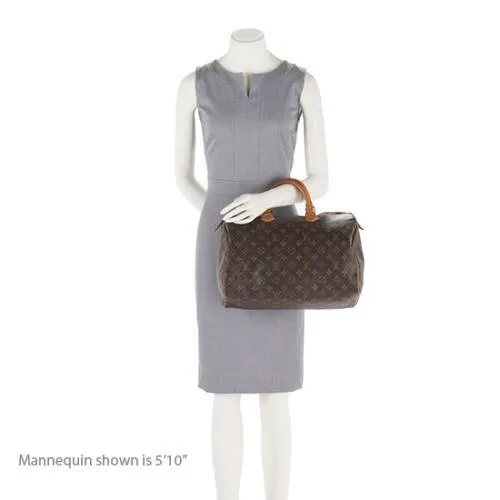 Louis Vuitton Monogram Canvas Speedy 35 Satchel (SHF-16728)
