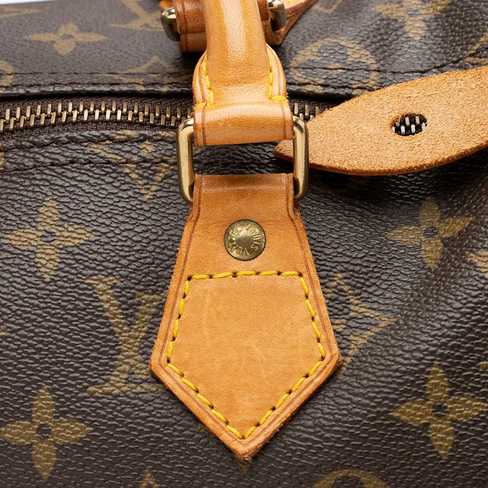 Louis Vuitton Monogram Canvas Speedy 35 Satchel (SHF-16728)