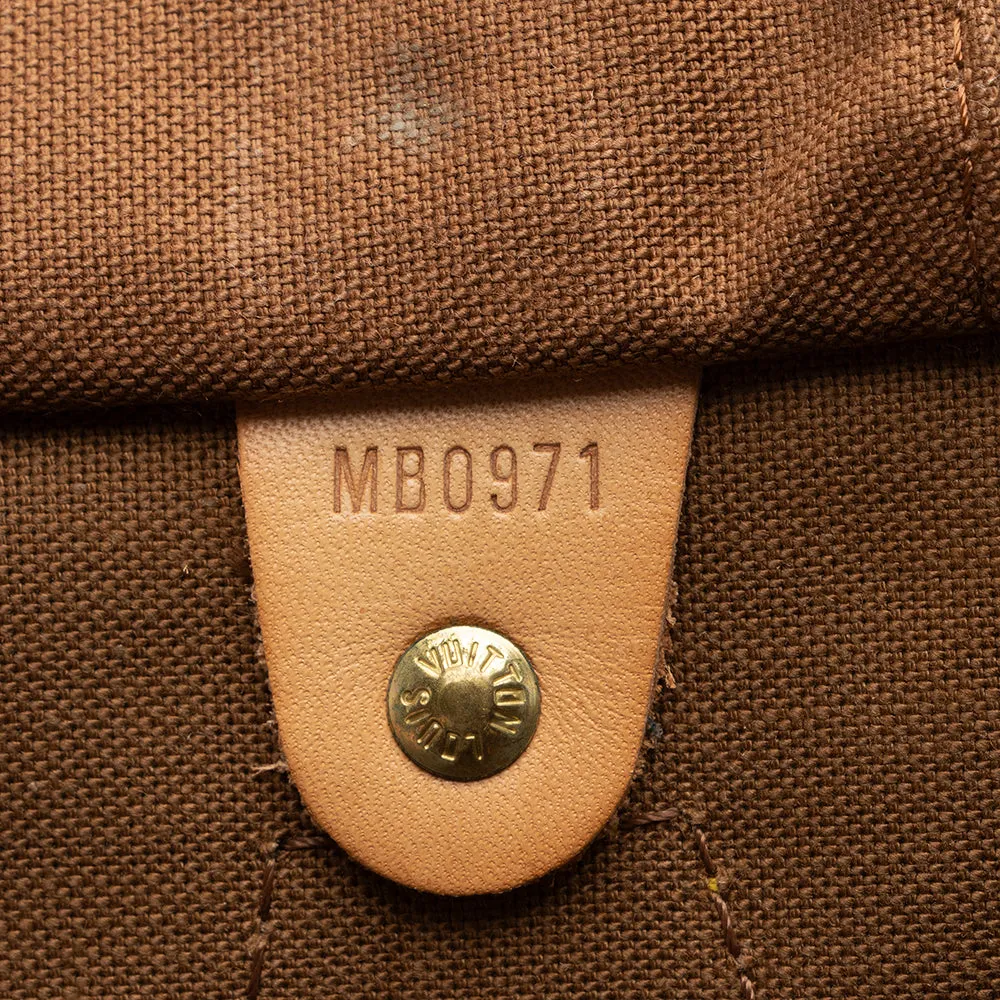 Louis Vuitton Monogram Canvas Speedy 35 Satchel (SHF-16728)