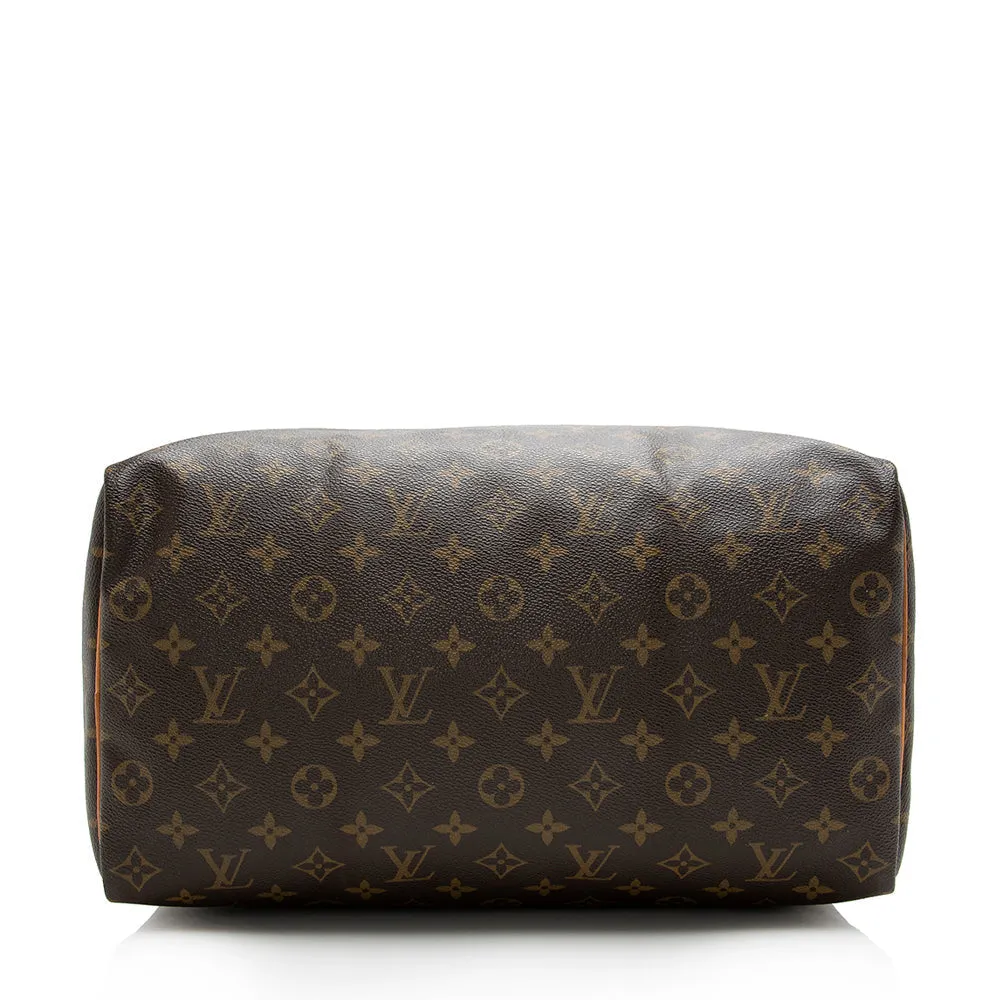 Louis Vuitton Monogram Canvas Speedy 35 Satchel (SHF-16728)