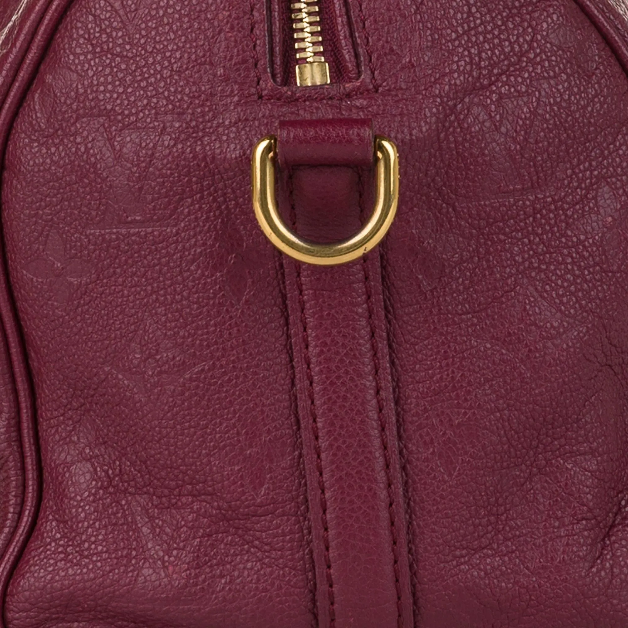 Louis Vuitton Monogram Empreinte Speedy Bandouliere 25 (SHG-32623)
