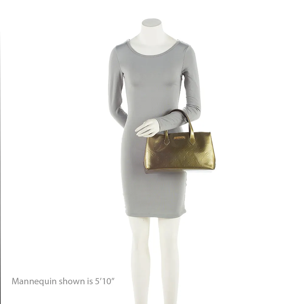 Louis Vuitton Monogram Vernis Wilshire PM Satchel (SHF-21270)