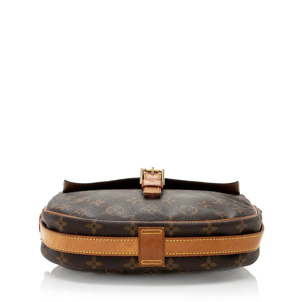 Louis Vuitton Vintage Monogram Canvas Jeune Fille MM Shoulder Bag (SHF-18465)