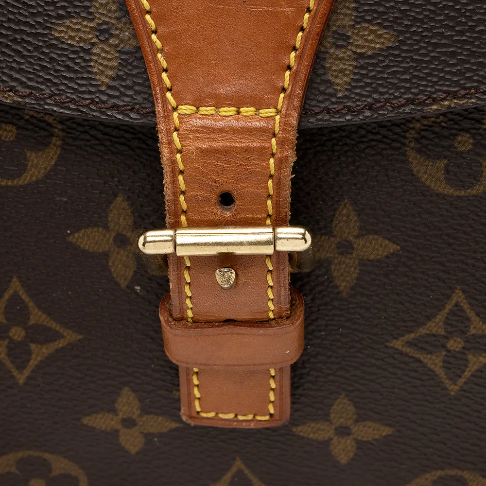 Louis Vuitton Vintage Monogram Canvas Jeune Fille MM Shoulder Bag (SHF-18465)
