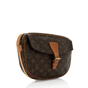 Louis Vuitton Vintage Monogram Canvas Jeune Fille MM Shoulder Bag (SHF-18465)