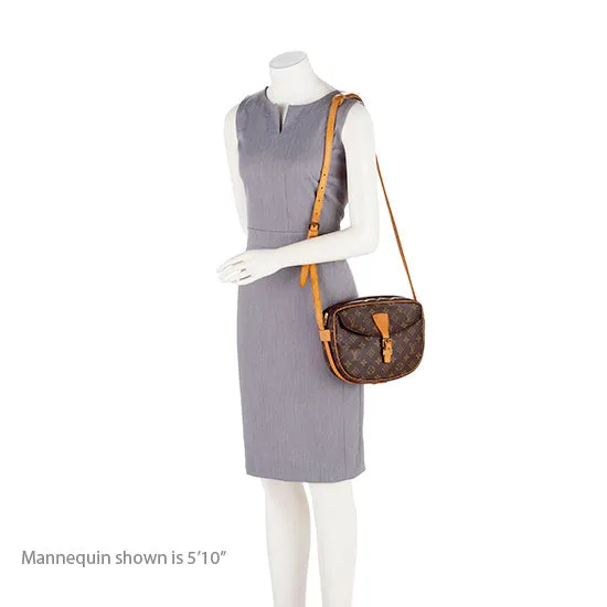 Louis Vuitton Vintage Monogram Canvas Jeune Fille MM Shoulder Bag (SHF-18465)