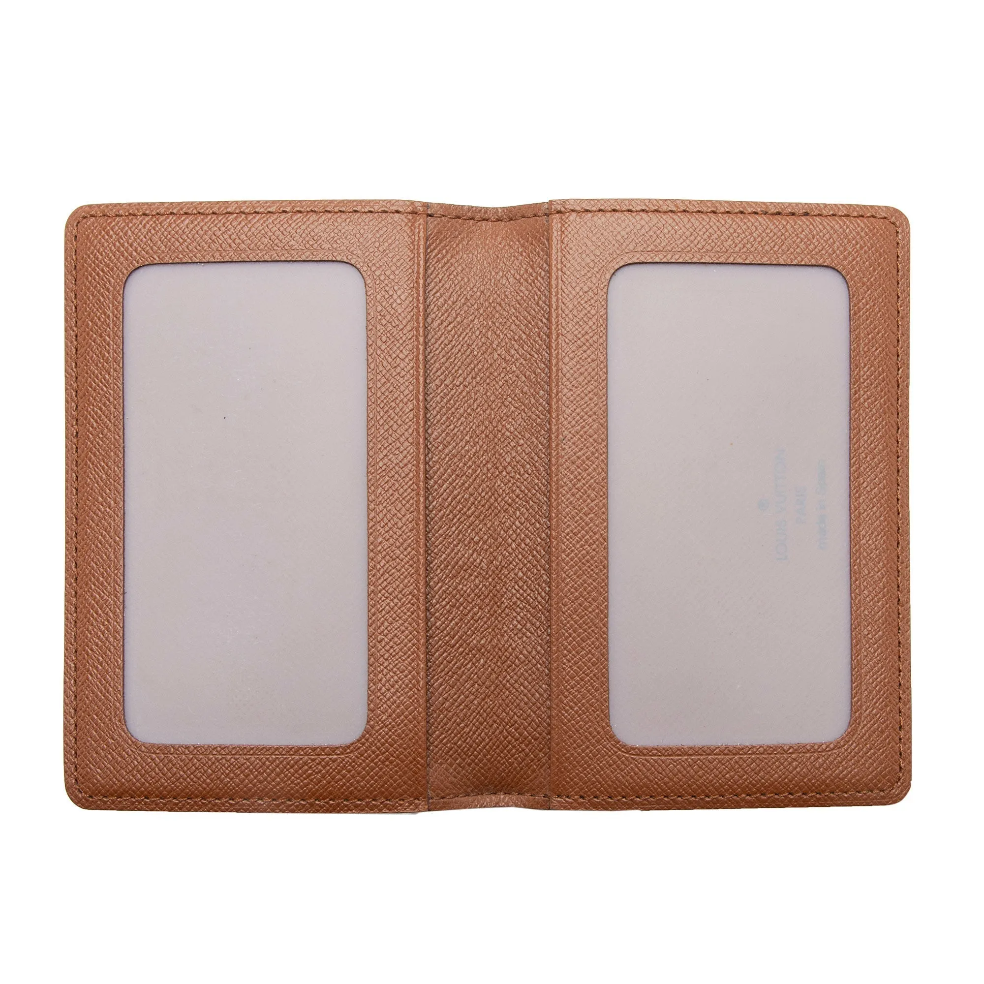 Louis Vuitton Vintage Monogram Canvas Vertical Card Case (SHF-bxpH36)