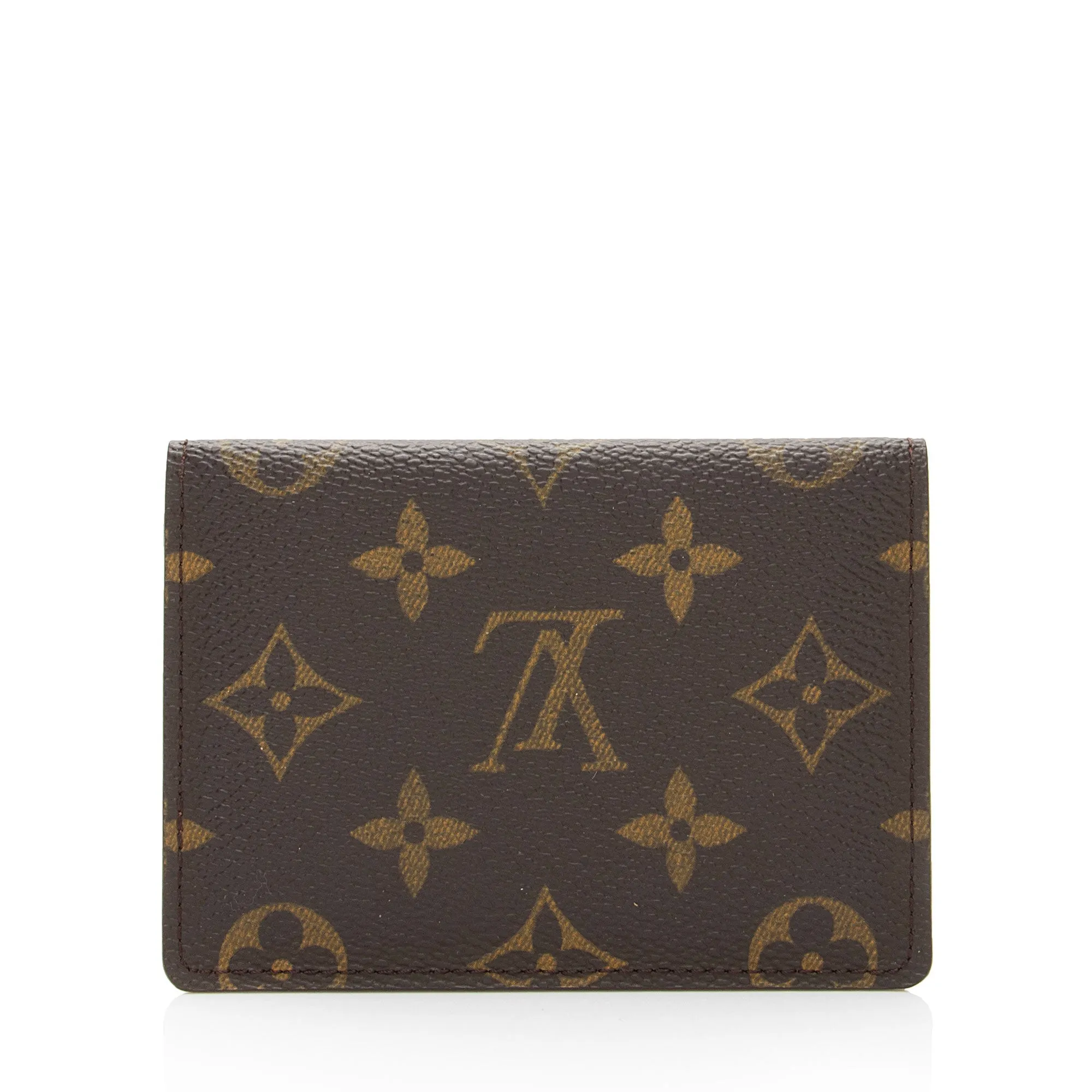 Louis Vuitton Vintage Monogram Canvas Vertical Card Case (SHF-bxpH36)