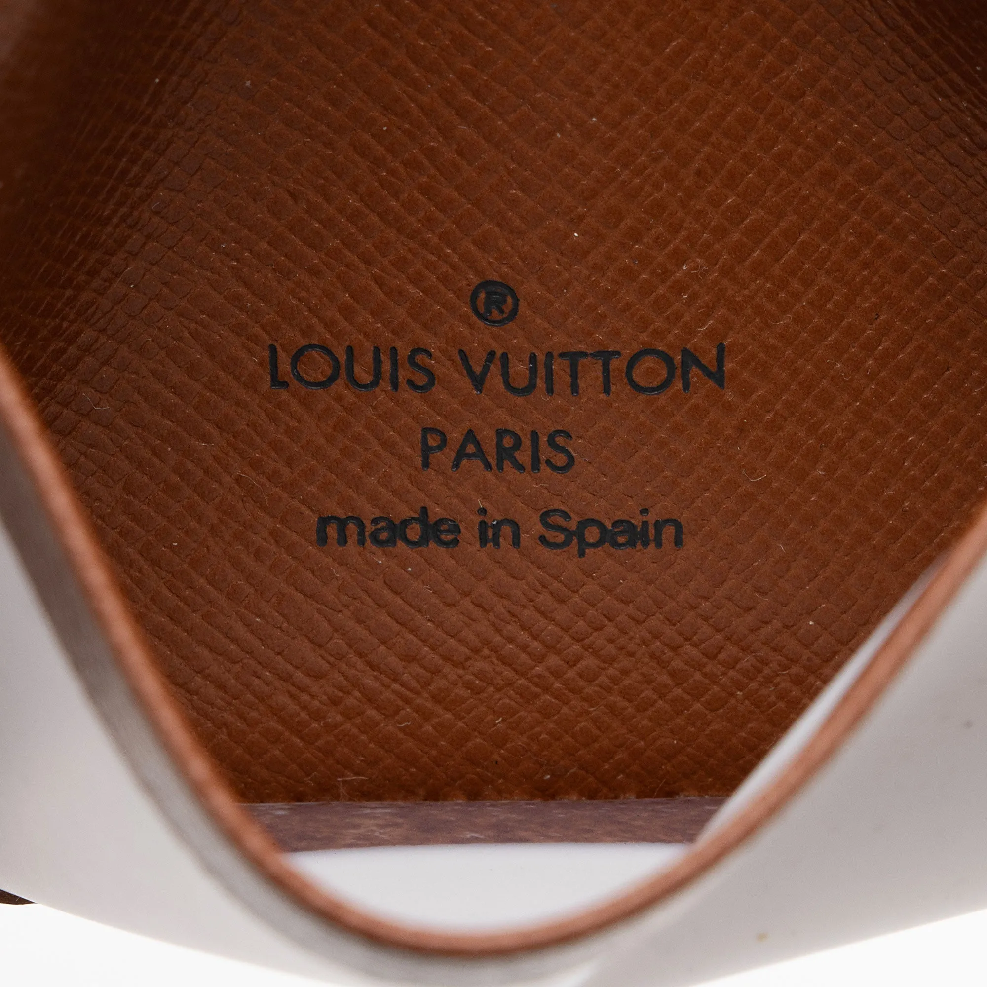 Louis Vuitton Vintage Monogram Canvas Vertical Card Case (SHF-bxpH36)