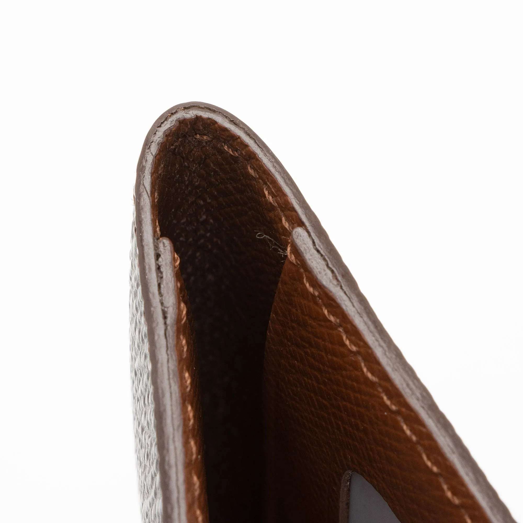 Louis Vuitton Vintage Monogram Canvas Vertical Card Case (SHF-bxpH36)