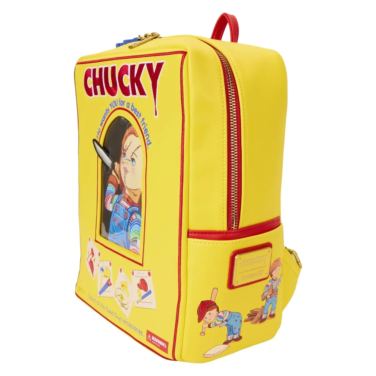 Loungefly x Chucky Good Guys Box Mini Backpack